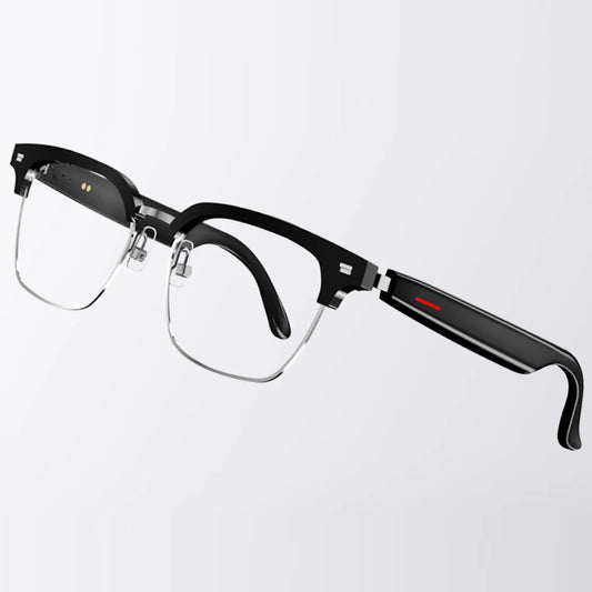 Smart Glasses AI Voice Assistant Outdoor Sport Glasses with Camera Remote Shooting Open Ear Sound Mic & Speakers for Men & Woman