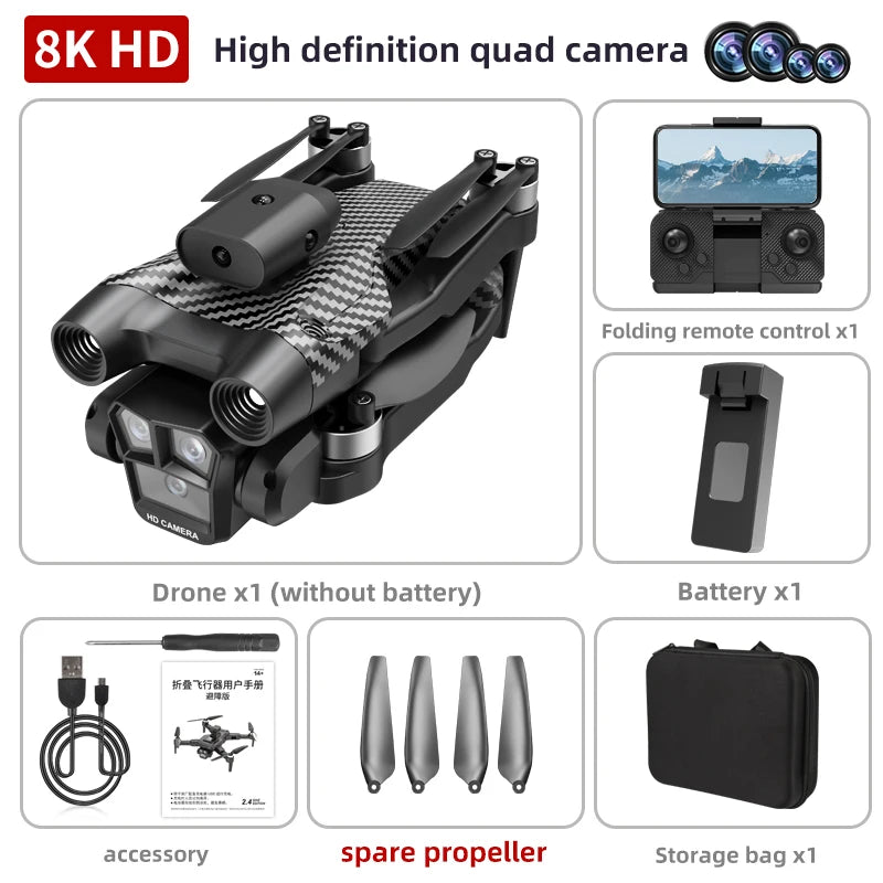 The beginner-friendly, high-end S2 folding remote-controlled drone with camera makes an excellent Christmas gift.