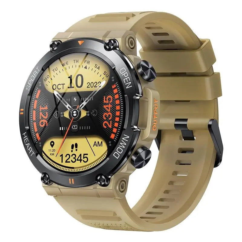 waterproof Durable Smartwatch | Outdoor Smartwatch with Call Function, Fitness Tracker, Pedometer, Multiple Sports Modes