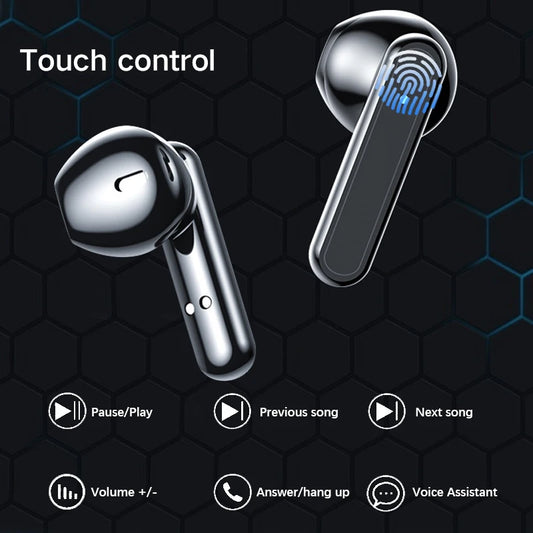 GREATWALL TWS Wireless Bluetooth Earphones LED Digital Display Headsets HiFi Headphones HD Stereo Sports Gaming Touch Earbuds