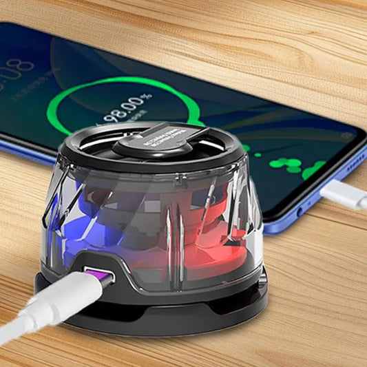 Magnetic Wireless Speaker Multicolor LED Wireless Loudspeaker Battery Bank Small Wireless Loudspeaker With RGB Light for Home