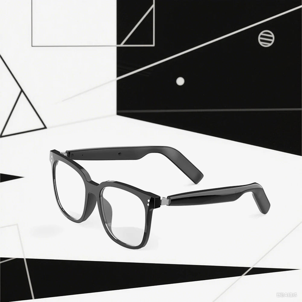 AI Smart Translate Eyeglasses BT 5.4 Call Intelligent Translator Glasses Rechargeable Audio Music Call Sunglasses for Men Women