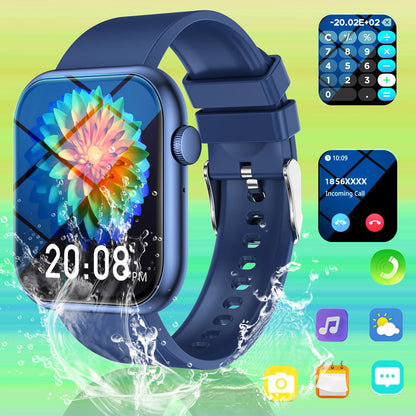 Calling Smart Watch with Women & Men, 1.83Inch/4.65cm HD Screen, IP68 Waterproof, with Wireless Calling, Multiple Sports Modes