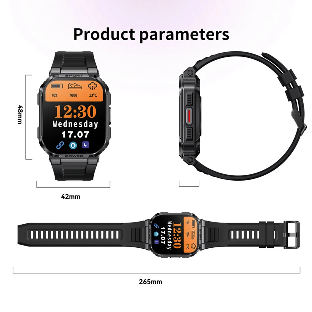 2026 New Smartwatch, Unisex, Support Call Function, Multifunctional Fitness and Sports Smart Bracelet, Wireless Connection