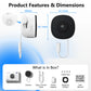 Wansview 2K 3MP Window Camera WIFI Wireless Security Camera Full   Color Night Vision 2-Way Audio Motion Detect Surveillance