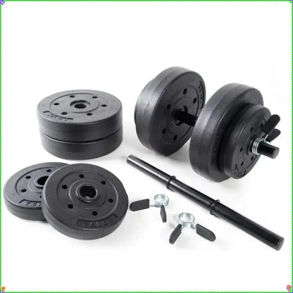 Home Gym Dumbbells Set 40lb, Adjustable Vinyl Free Weights for Beginners, Men & Women