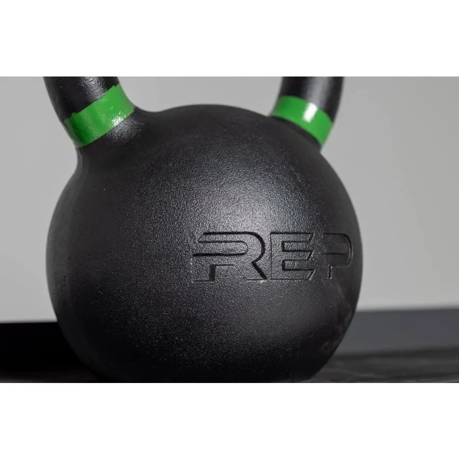 Single Kettlebells 5lb to 50lb Range Cast Iron Strength Training Equipment for Home Gym Adjustable Weight Power Workout Tool Fr