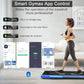 Foldable Under Desk Treadmill with LED Monitor and Remote Control for Office Standing Desk Compact Portable Treadmill with Smar