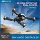 New F169 8K HD Dual Camera Dron  WIFI FPV RC Drone Professional Height Hold Four Side Obstacle Avoidance Foldable Quadcopter