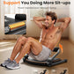 Home Ab Trainer with Resistance Bands, 330 LBS Capacity, Adjustable Sit Up Machine for Core Workouts