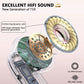 DRSAEC Wireless Earbuds, Bluetooth 5.3, 4 ENC Noise Canceling Mic, 40H LED Display Charging Case, IP7 Waterproof in-Ear Earbuds.