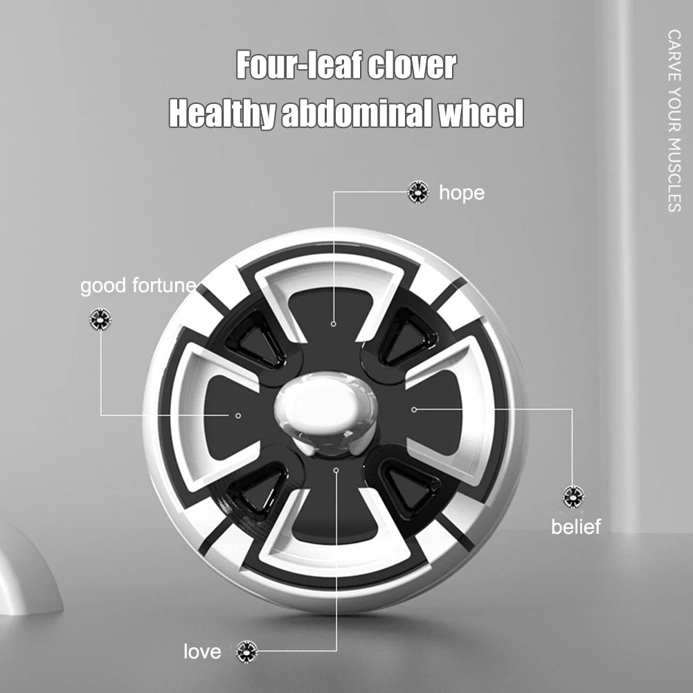 Abdominal Exercise Wheel Anti-Slip Rebound Core Strength Trainer Gymnastic Wheel for Home and Gym Fitness Equipment