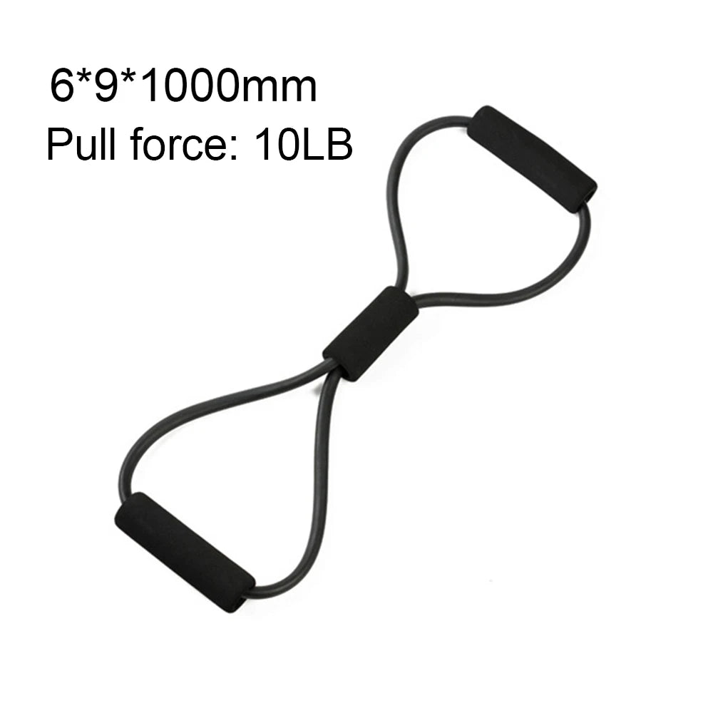 8-Type Chest Expansion Stretching Device Yoga Back Trainer Resistance Exercise Trainer Household Portable Fitness Equipment