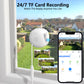 Wansview 2K 3MP Window Camera WIFI Wireless Security Camera Full   Color Night Vision 2-Way Audio Motion Detect Surveillance