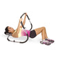 Compact Ab Crunch Machine for Home Gym, Ergonomic Steel Frame Core Exercise Equipment - Workout Abs