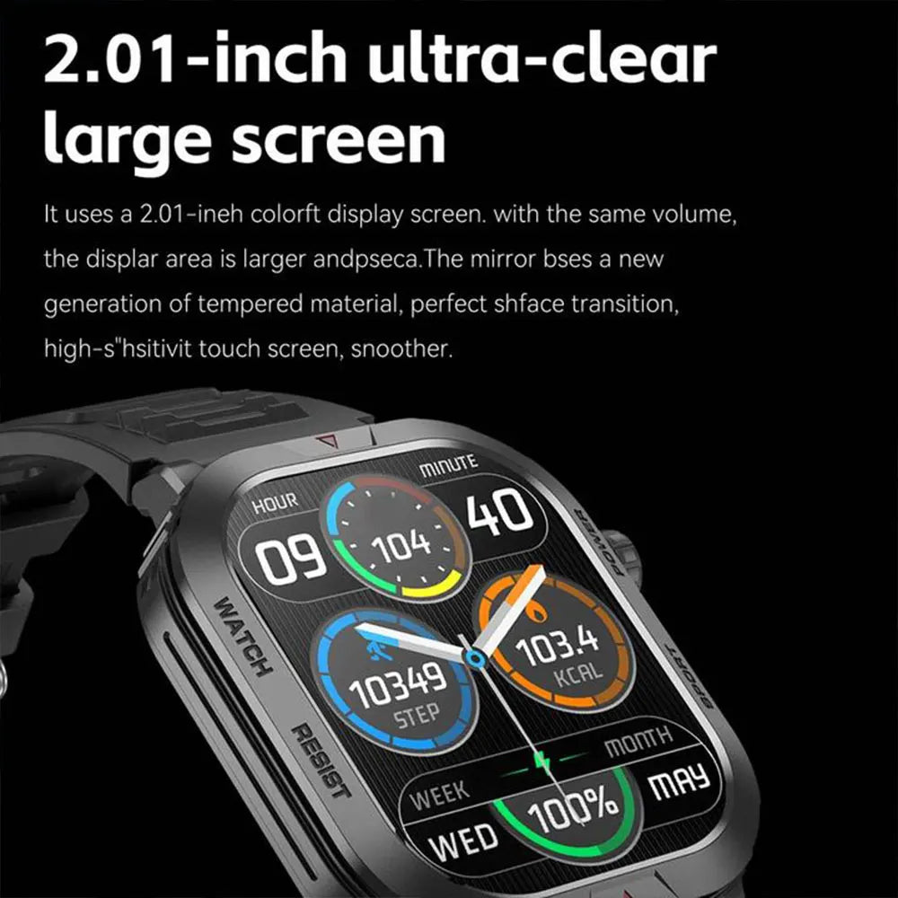 2025 New in Rugged Military GPS Smart Watch Men Bluetooth Call Health Monitoring AI Voice Sports Waterproof Smartwatches Women