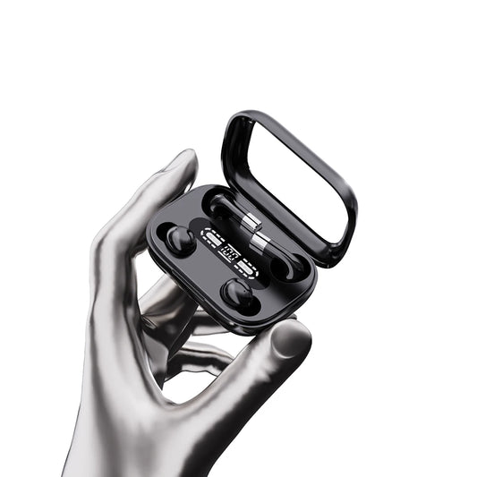 Dual Set Wireless Bluetooth Earbuds Gaming Music Sports HD Audio TWS Headphone Hands-Free Calls Intuitive Touch Control Earphone