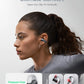 TALIX AuraHalo G1 Clip-On Earbuds 5.3 Bluetooth Wireless Open-Ear Earbuds Noise Cancelling Ultra-Light 4 Mics Immersive Sound