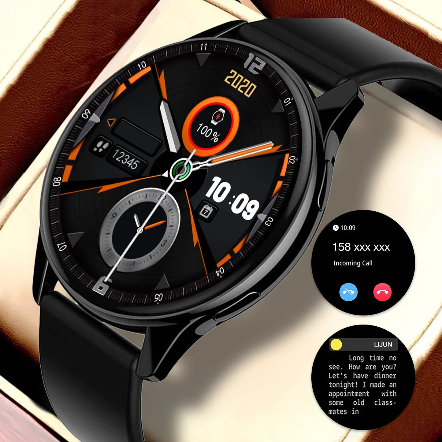 2026 Smartwatch, call reminder/rejection, message reminder view, multi-sport mode, music playback, suitable for men/women