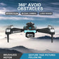 New F169 8K HD Dual Camera Dron  WIFI FPV RC Drone Professional Height Hold Four Side Obstacle Avoidance Foldable Quadcopter