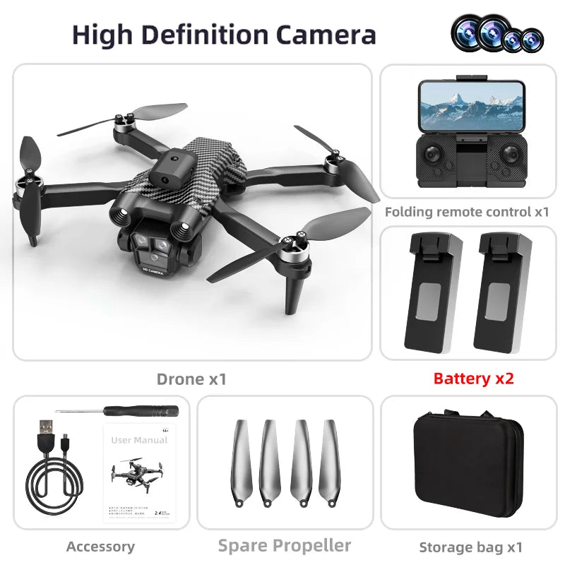The beginner-friendly, high-end S2 folding remote-controlled drone with camera makes an excellent Christmas gift.