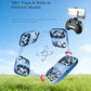 H107 RC Grid Drone 2.4G Mini Pocket with 4K Camera Portable Easy To Carry Remote Control Quadcopters Toy One Key Takeoff Landing