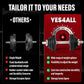 Old School Adjustable Dumbbell Set with Weight Plates Star Lock Collars Connector 40lbs to 200lbs Adjustable Weight Plates Set