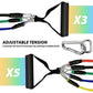 Elastic Rubber Resistance Bands, Expander for Bodybuilding, Home Gym Equipment, Weight Training, Fitness, 11Pcs