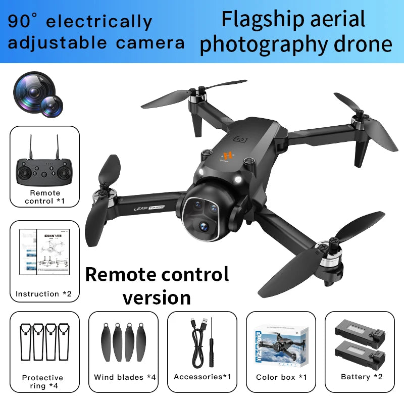2025 H21 VR Drone 4K HD Professional 90° ESC Camera Brushless motor Optical flow hovers Quadcopter Drones Gifts Toys New