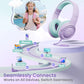 Acer Kids Headphones Wired for School 85/94dB Volume Limiter Foldable Stereo Sound Headset for Kids Learning Tablet IPad PC