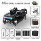 New F169 8K HD Dual Camera Dron  WIFI FPV RC Drone Professional Height Hold Four Side Obstacle Avoidance Foldable Quadcopter