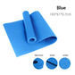 PVC Yoga Mat Extra Large Non Slip High Density Thick Shock Absorbing Quiet Gym Fitness  Professional Home Men Women Black