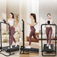 Non-Electric Treadmill with Dual Flywheel & Fixed Incline - Motorless Treadmill with LCD Monitor,Non-Slip Belt,for Home/Gym Use