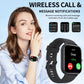 Wireless call information reminder silicone strap smart watch, unisex sports watch