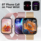 Smart watch wireless calling/dial Sport mode calling reminder and rejection fitness monitoring for iPhone/Android