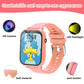 Kids Sports Smartwatch Ages 3-14: 18 Educational Games, Touchscreen Music Player, Purple Silicone Strap for Daily & Outdoor Use