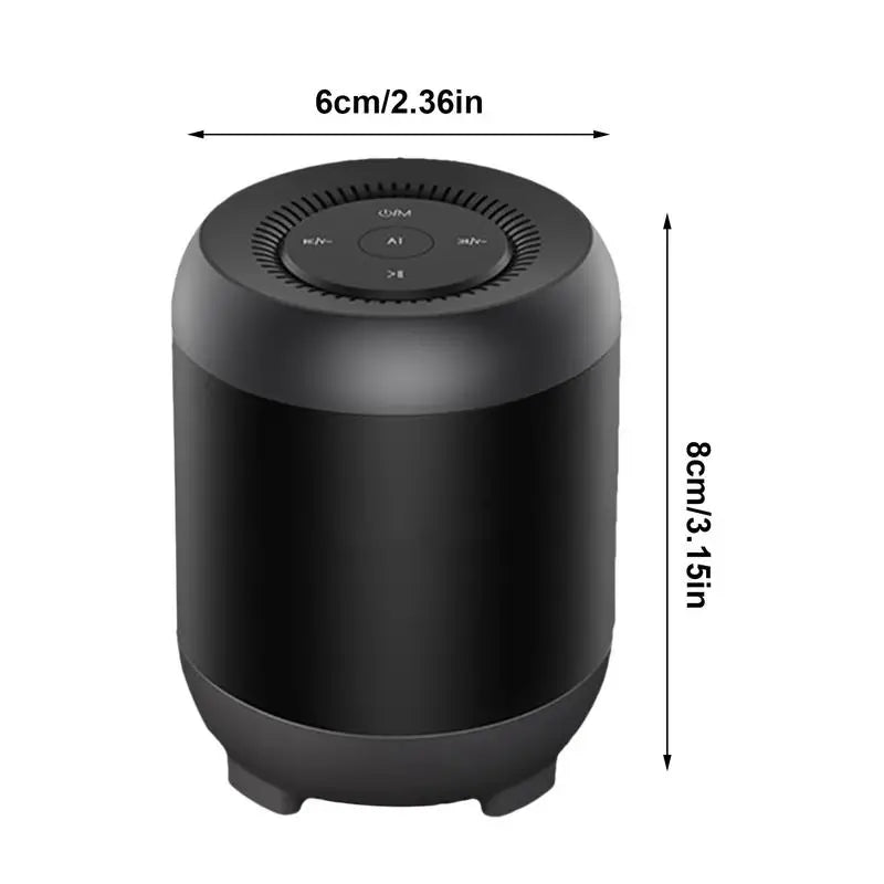 Smart Desk Speaker Voice-Controlled Deep Bass Speaker With Memory Card Function Desktop Smart Wireless Speaker For Backpacking