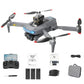 1 Set Remote Control Drone with Camera Brushless Motor Drone Obstacle Avoidance Foldable 360 Degrees Flip WiFi RC Quadcopter Toy