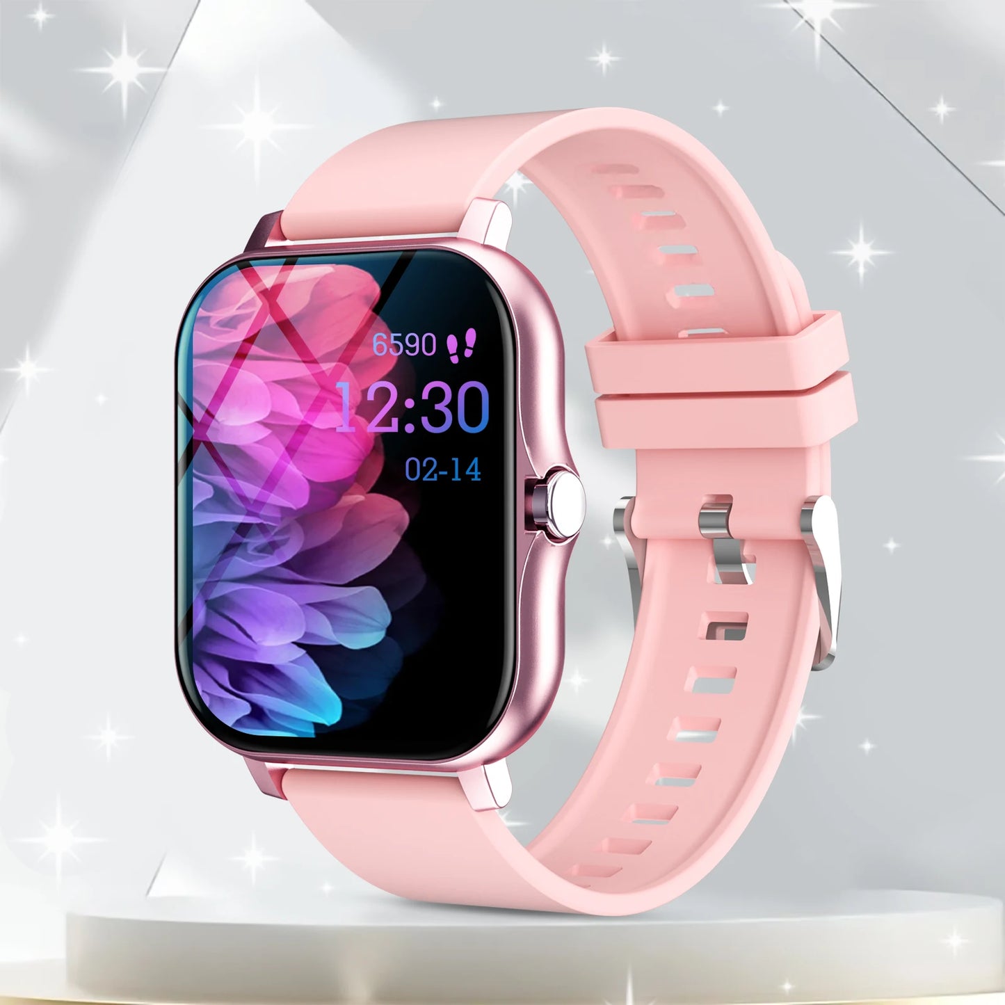 Smart watch wireless calling/dial Sport mode calling reminder and rejection fitness monitoring for iPhone/Android