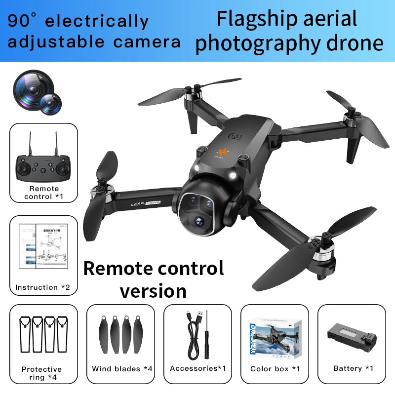 2025 H21 VR Drone 4K HD Professional 90° ESC Camera Brushless motor Optical flow hovers Quadcopter Drones Gifts Toys New