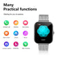 Smart watch wireless calling/dial Sport mode calling reminder and rejection fitness monitoring for iPhone/Android