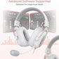 Redragon H510 Zeus White Wired Gaming Headset - 7.1 Surround Sound Memory Foam Ear Pads 53MM Drivers