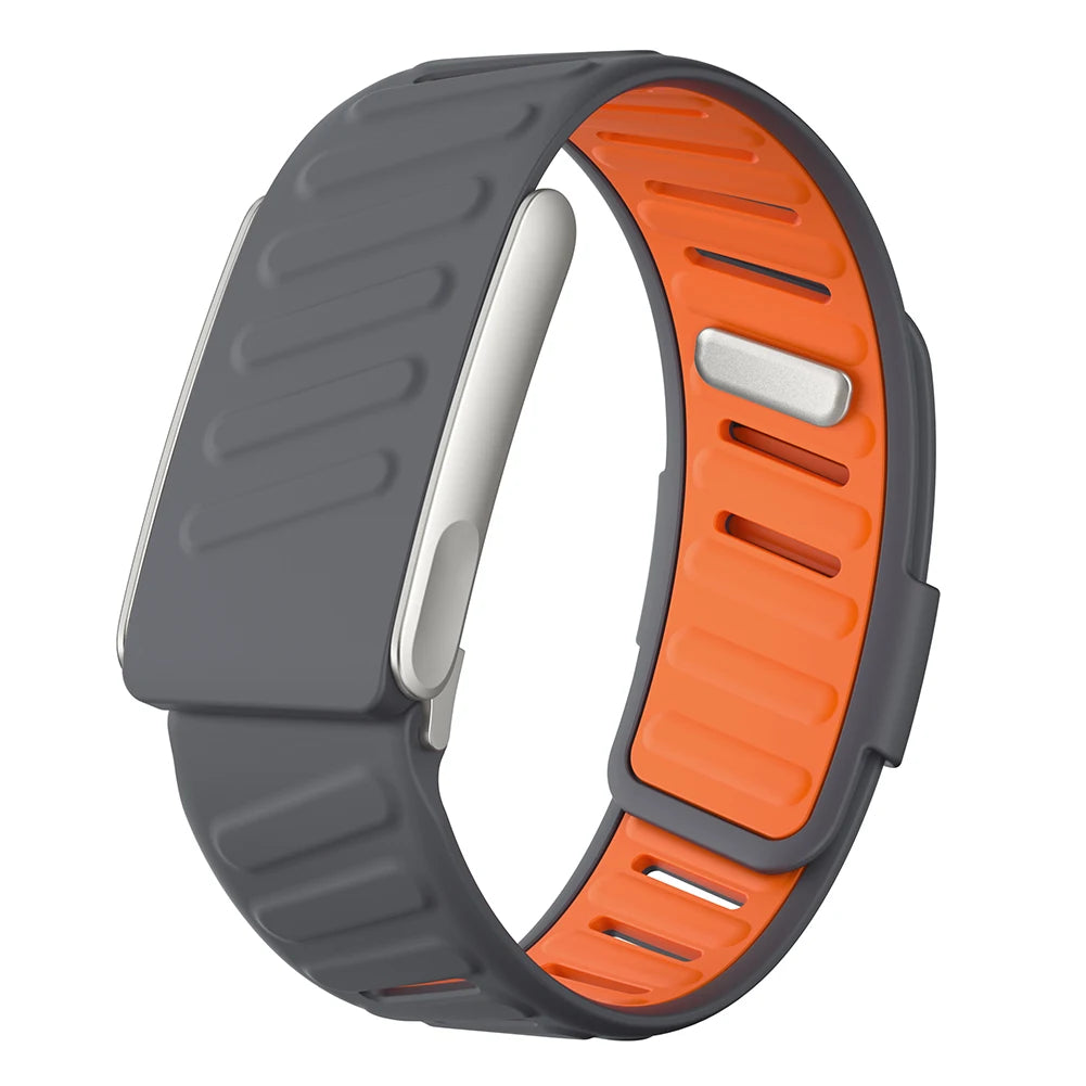 Silicone Watch Band For WHOOP 5.0 /MG SportFlex Wrist Band Soft-Touch Silicone Waterproof and Sweatproof Replacement Band