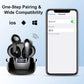 Wireless Earbuds, Bluetooth 5.3 Earbuds Stereo Bass, iNoise Cancelling Mic, Earphones IPX7 Waterproof Sports, 35H Playback.