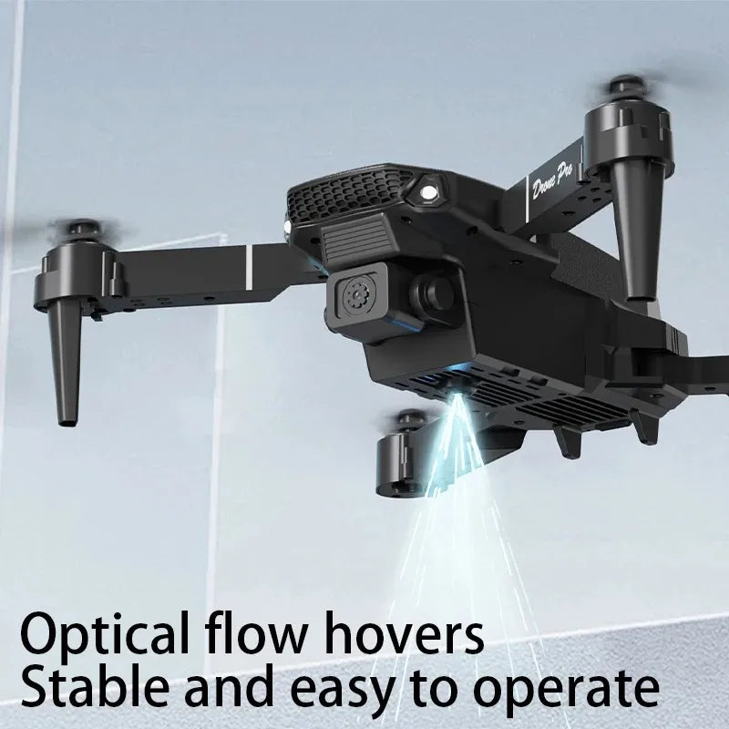 Screen-Controlled Drone with Dual Cameras for Aerial Photography, Optical Flow Positioning, Foldable Remote Control Aircraft Toy
