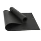PVC Yoga Mat Extra Large Non Slip High Density Thick Shock Absorbing Quiet Gym Fitness  Professional Home Men Women Black