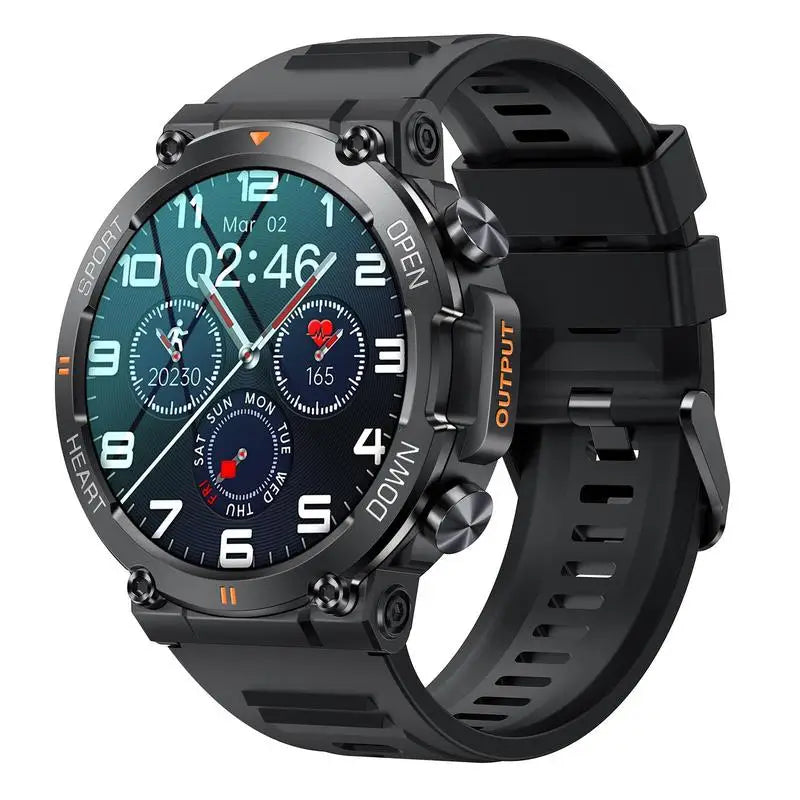 waterproof Durable Smartwatch | Outdoor Smartwatch with Call Function, Fitness Tracker, Pedometer, Multiple Sports Modes