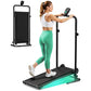 Non-Electric Treadmill with Dual Flywheel & Fixed Incline - Motorless Treadmill with LCD Monitor,Non-Slip Belt,for Home/Gym Use