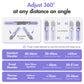 Abdominal Pilates Board Detachable Resistance Bands LCD Display Split Strength Ab Core Trainer Push-up Workout for Men Women