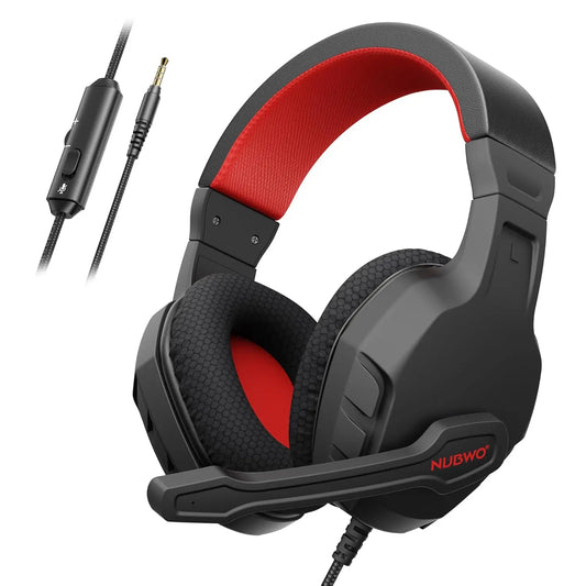 NUBWO U3 Headsets Gamer with Microphone Clear Call Microphone Volume Control Kids Gaming Headphones for PC PS4 PS5 Mac IPad Xbox